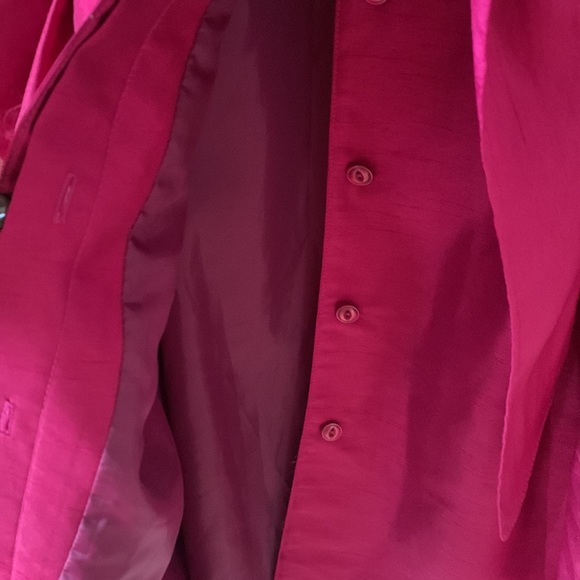 Kasper Metallic Pink Dress with tie waist - Picture 6 of 8